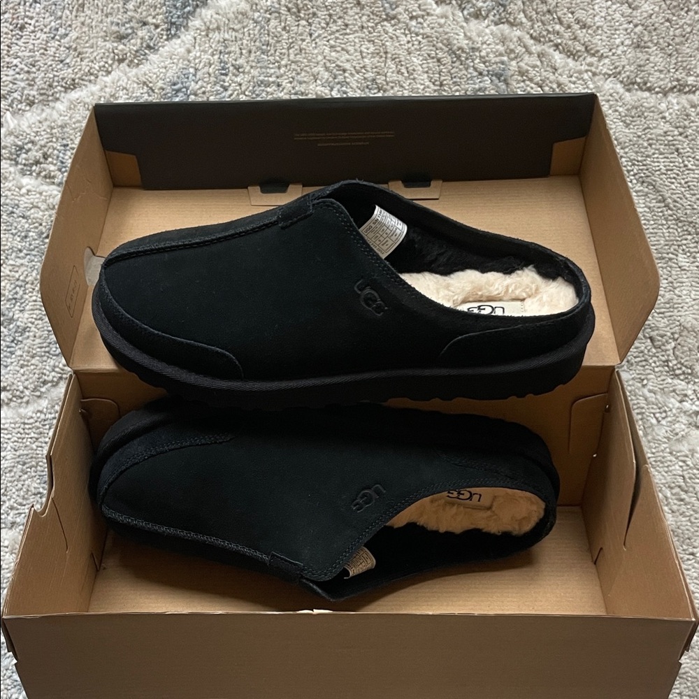 UGG Black Slip-On Slippers